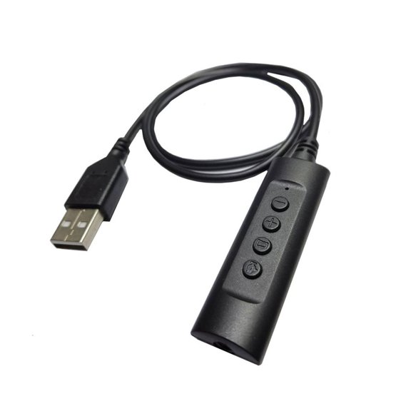 Lerpwige USB Sound Card Virtual Channel for Headphone, Laptops,Gamings Plugs and Use