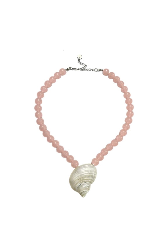Unique Conch Shell Pearls Necklace Bohemian Beach Earrings Jewelry Necklace Accessories For Summer Vacations