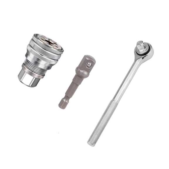 Lerpwige Universal Socket Wrench Tool,Adjustable Universal Socket Tool Set 10-19mm