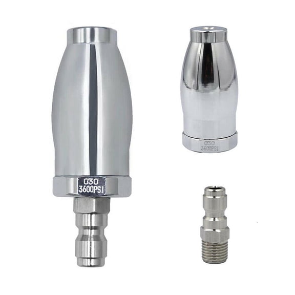 Lerpwige Universal Spray Nozzle 1/4" Quick Connection 3600PSI for Cold Water Pressure