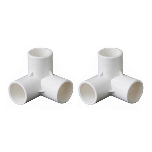 Lerpwige Upgrades PVC Elbow Fittings 3 Way Elbow Fittings for Efficient Pipe