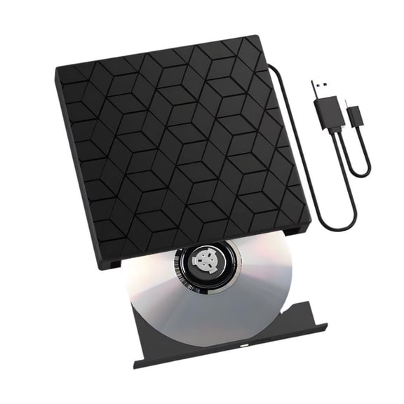 Lerpwige Versatile External Disc Drive With Card Reader And USB Ports For Computers