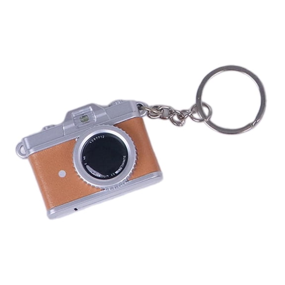 Lerpwige Vintage Themed Keychain Decoration With LED Light Sound Effects Detail Creative Ornament For Photography Lovers