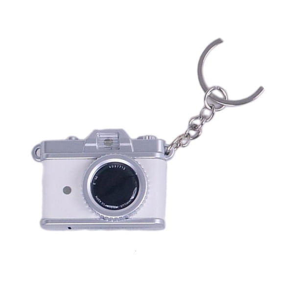 Lerpwige Vintage Themed Keychain Decoration With LED Light Sound Effects Detail Creative Ornament For Photography Lovers
