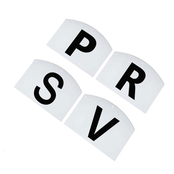 Lerpwige Wall Mount Dressage Letters Markers Plastic Training Arenas Markers for Event