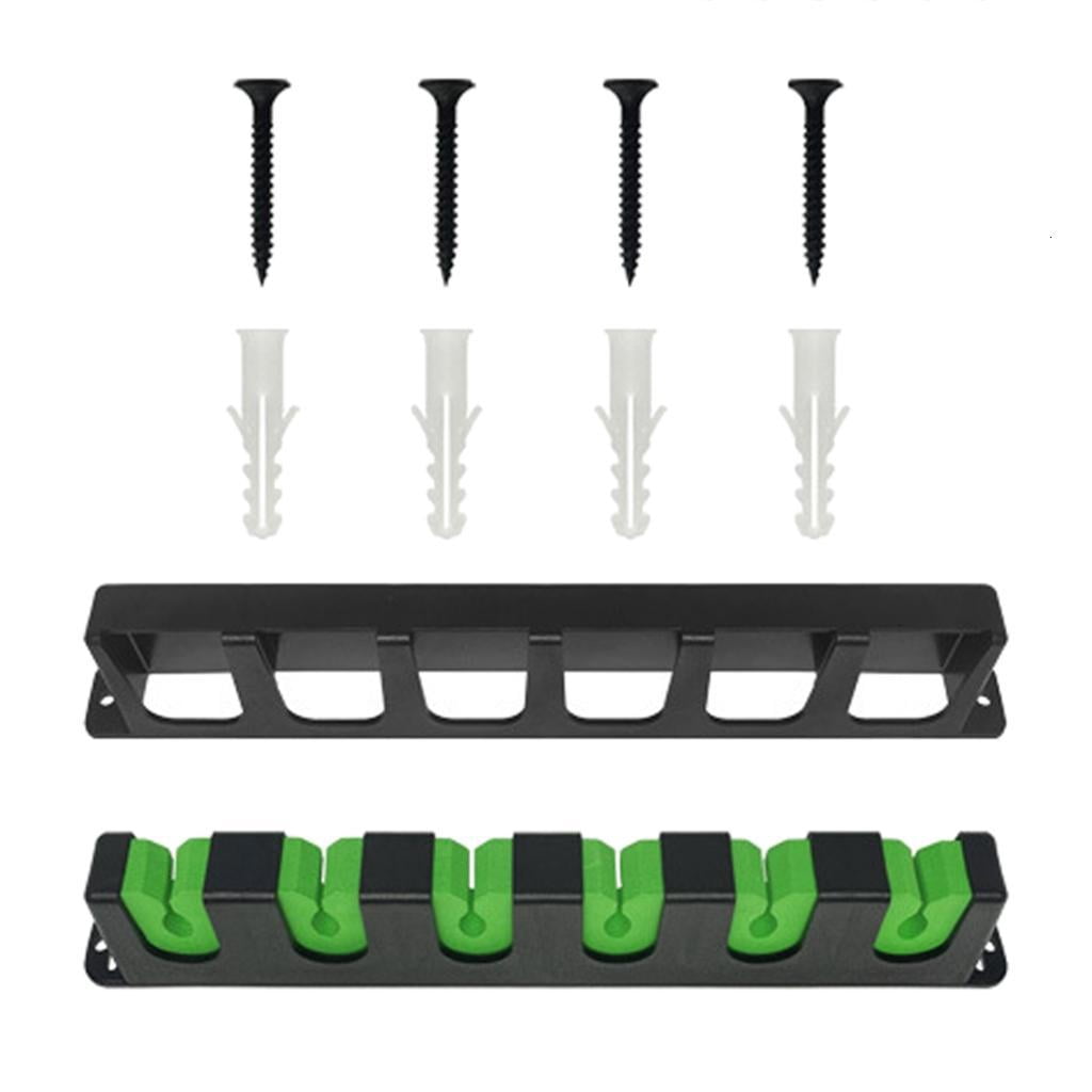 Lerpwige Wall Mounted with Foam, Horizontal 6 Rods Storage Fishing Rod ...