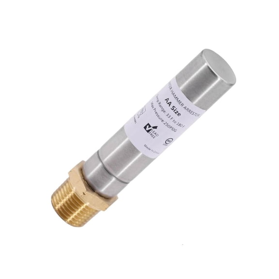 Lerpwige Washing Machine Water Hammer Arrestor Stainless Steel Water Hammer Arrestor