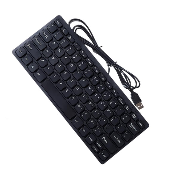 Lerpwige Ergonomic Wireds USB Keyboards 78 Key for Desktop Laptop and All In One PC