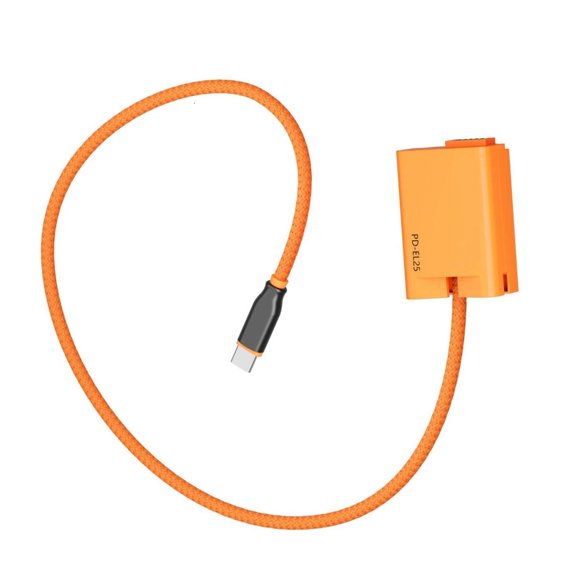 Lerpwige Z50 Z30 Z50II Virtual Battery USB C To EL25 60cm Cable For Extended Time Photography Use