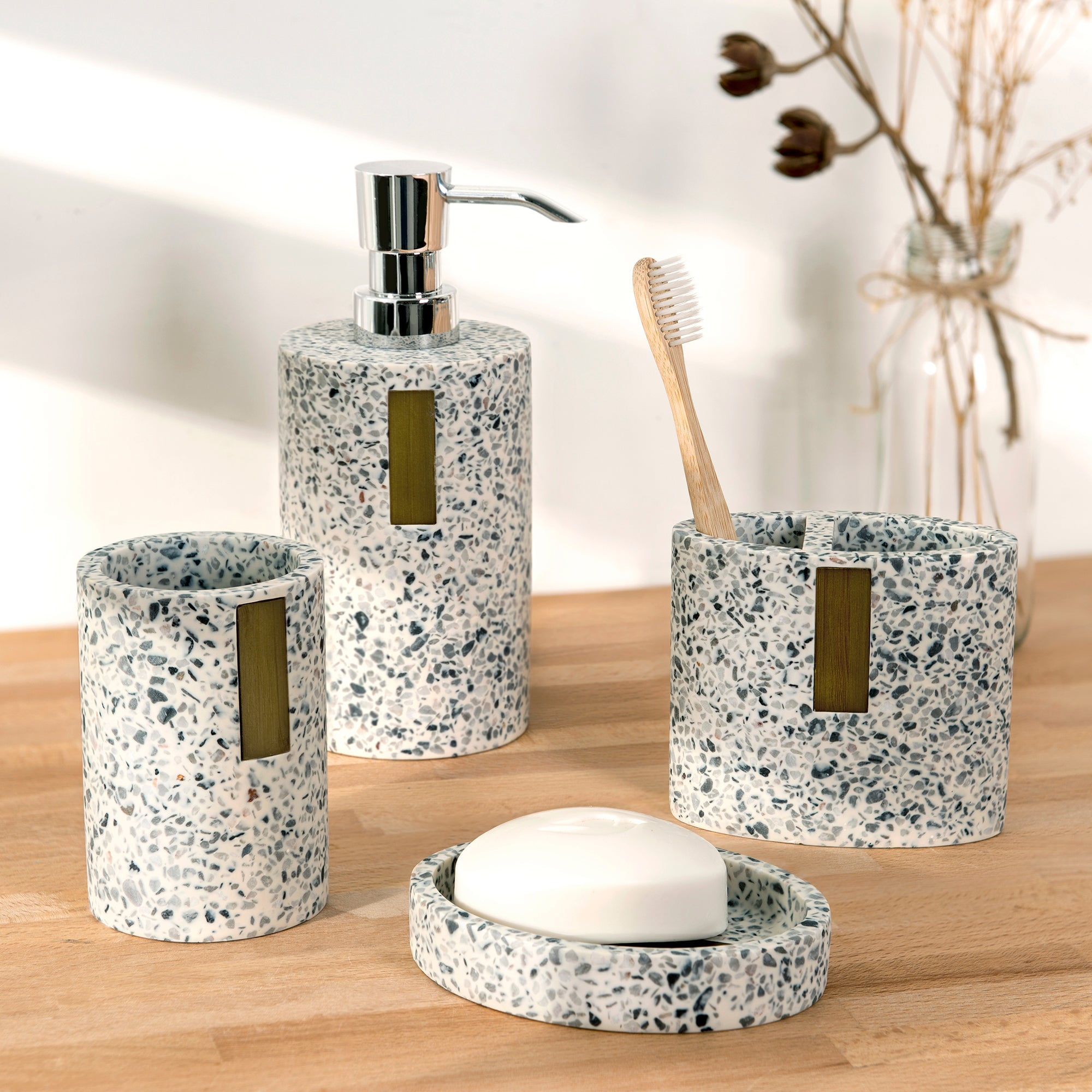 https://i5.walmartimages.com/seo/Lerrazzo-4-Piece-Resin-with-Bamboo-Bathroom-Accessory-Set-in-Grey-Natural-Terrazzo-Look-Finish_eee7b80c-8190-41c5-98b0-527b13286a07.f40aaafd3dfb71087d14e3367e455417.jpeg