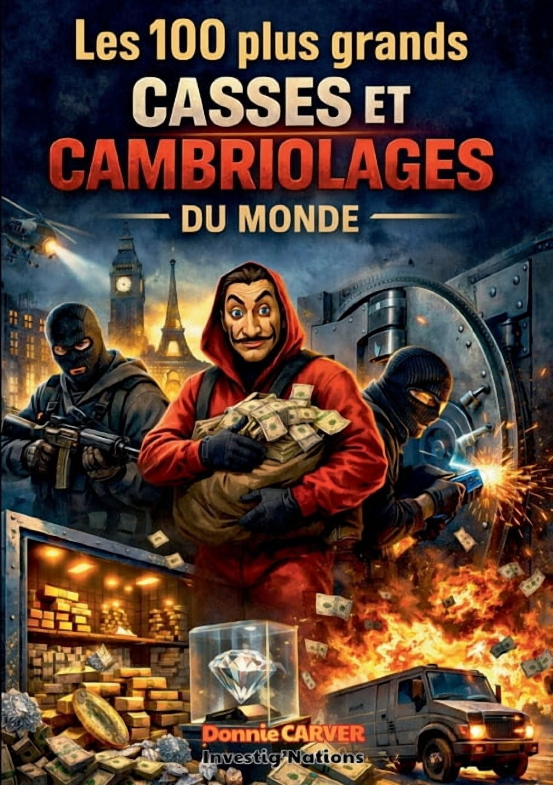 Les 100 plus grands casses et cambriolages du monde: Braquages spectaculaires, vols de lÃ©gende et coups audacieux qui on, (Paperback)