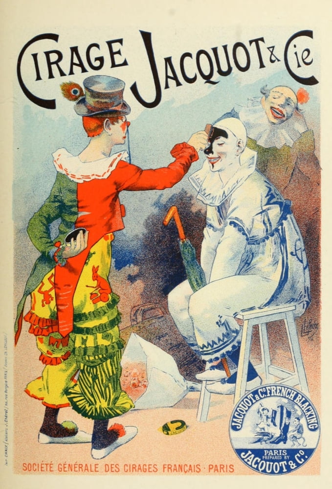 Les Affiches Illustres (1886-1895) 1896 Cirage Jacquot Canvas Art - Lucien Lefvre (18 x 24)