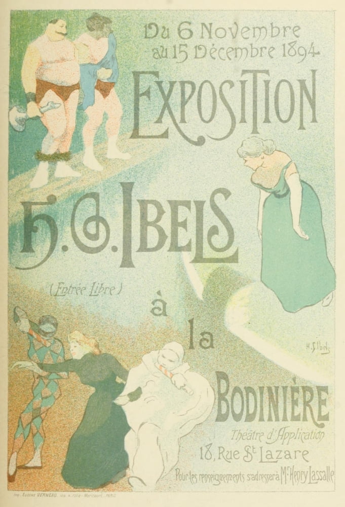 Les Affiches Illustres (1886-1895) 1896 Exposition Canvas Art - Henri-Gabriel Ibels (18 x 24)