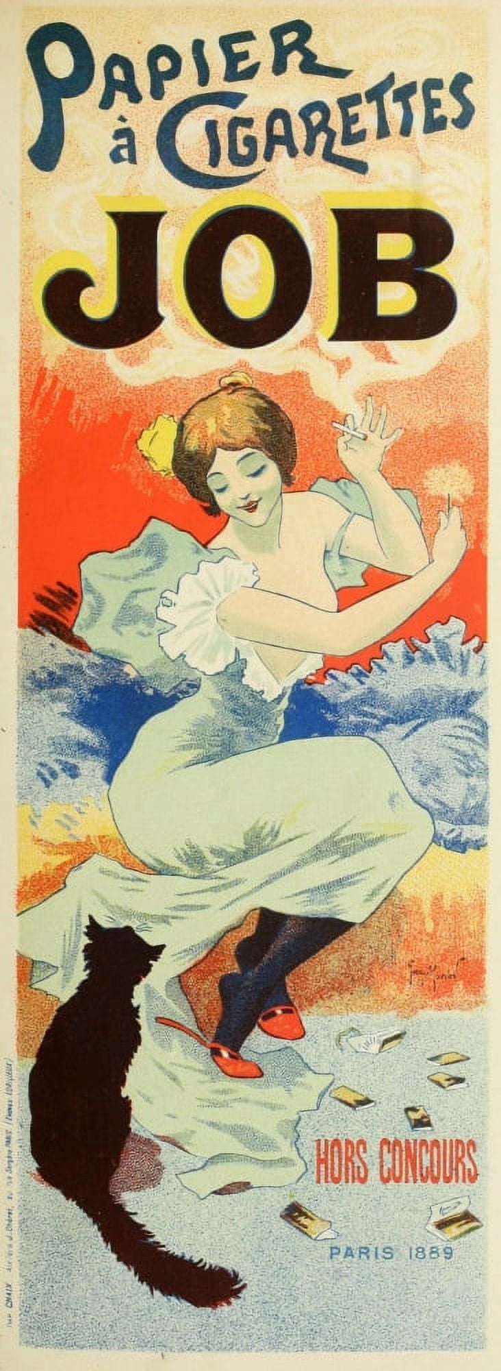 Les Affiches Illustres (1886-1895) 1896 Job Canvas Art - George Meunier (18 x 24)