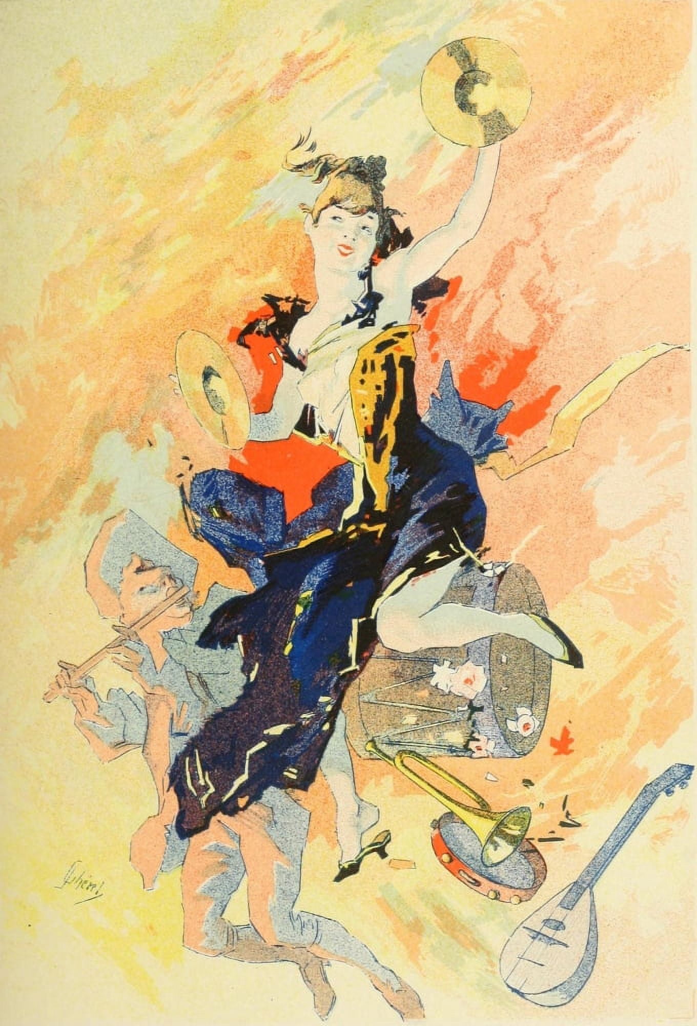 Les Affiches Illustres (1886-1895) 1896 Opera 1 Canvas Art - Jules Chret (18 x 24)