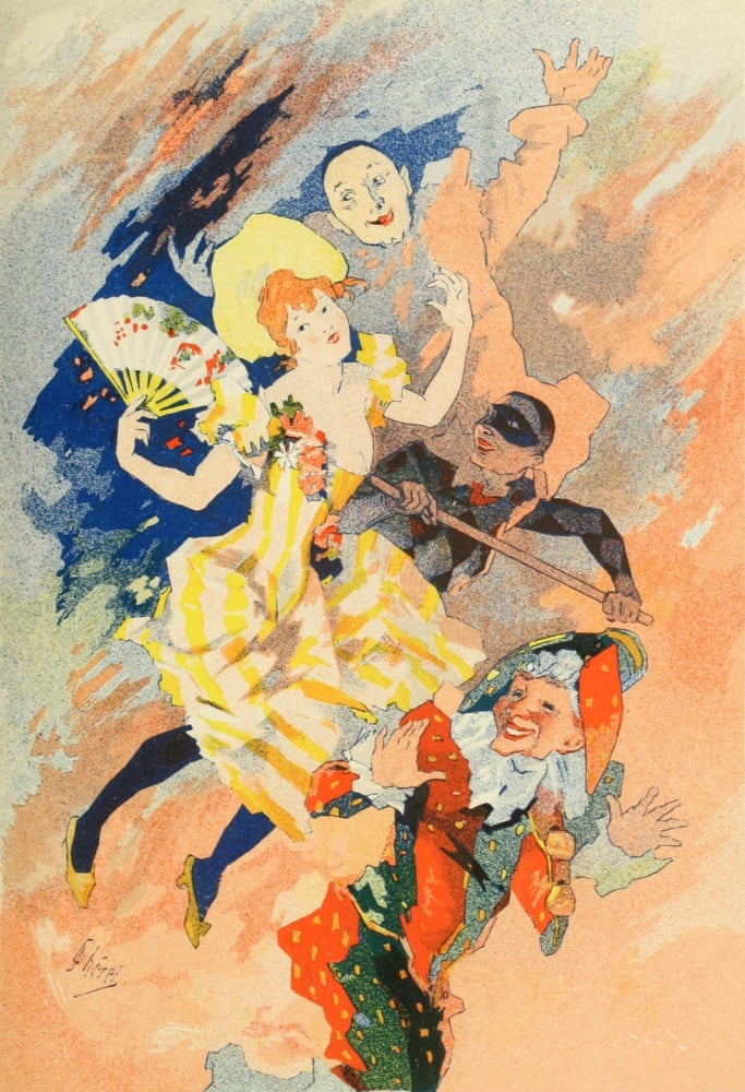 Les Affiches Illustres (1886-1895) 1896 Opera 2 Canvas Art - Jules Chret (18 x 24)