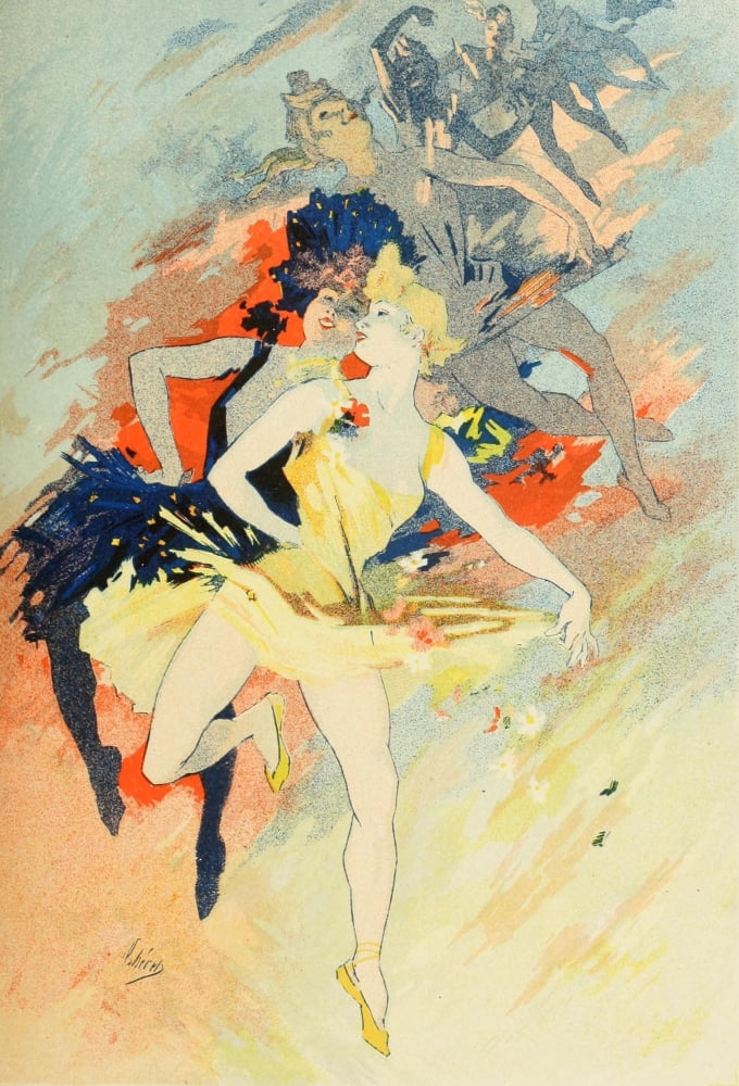 Les Affiches Illustres (1886-1895) 1896 Opera 4 Canvas Art - Jules Chret (18 x 24)