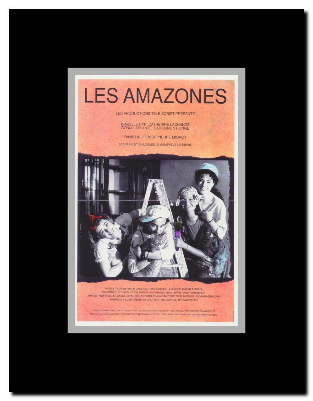 Les Amazones Framed Movie Poster