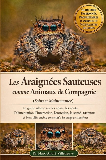 Les AraignÃ©es Sauteuses comme Animaux de Compagnie (Soins et Maintenance): Le guide ultime sur les soins, les coÃ»ts, l'a, (Paperback)