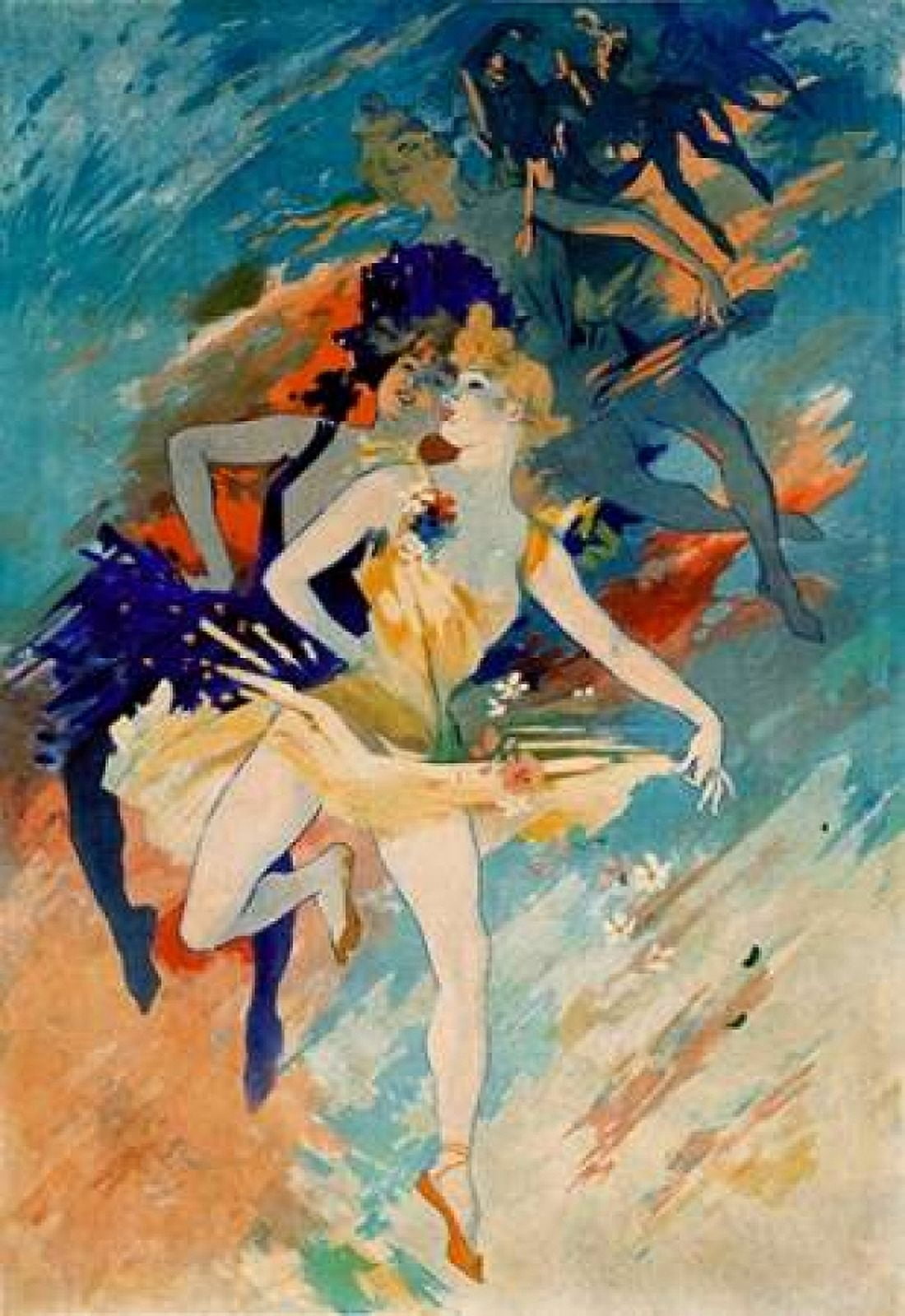 Les Arts La Danse Canvas Art - Jules Cheret (20 x 28)