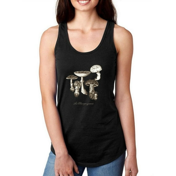 Les Champignons I Racerback Tank Women -Naomi McCavitt Designs, Female Large