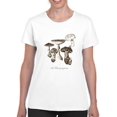 thumbnail image 1 of Les Champignons I T-Shirt Women -Naomi McCavitt Designs, Female 3X-Large, 1 of 4