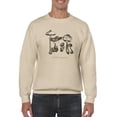 thumbnail image 1 of Les Champignons Sweatshirt Men -Naomi McCavitt Designs, Male 5X-Large, 1 of 4