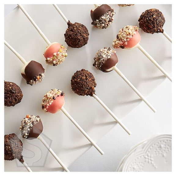 Les Chateaux de France 0.8 oz. Assorted Gourmet Cheesecake Pops - 50/Case