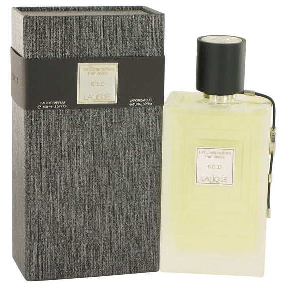 Les Compositions Parfumees Gold by Lalique Eau De Parfum Spray 3.3 oz for Female