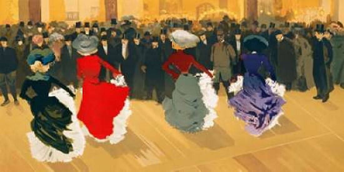 Les Danseuses Canvas Art - Abel Truchet (10 x 20)