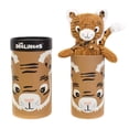 thumbnail image 1 of Les Deglingos Big Simply Plush Animal In Tube | Speculos the Tiger, 1 of 2