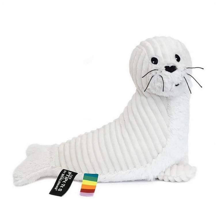 Les Deglingos Originals Plush Animal | White Seal