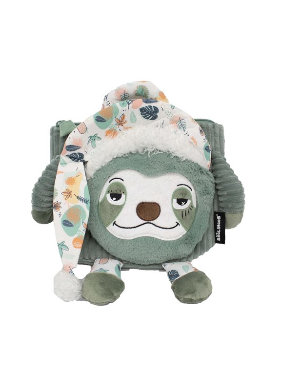 Les Delingos Corduroy Backpack Plush | Chillos the Sloth