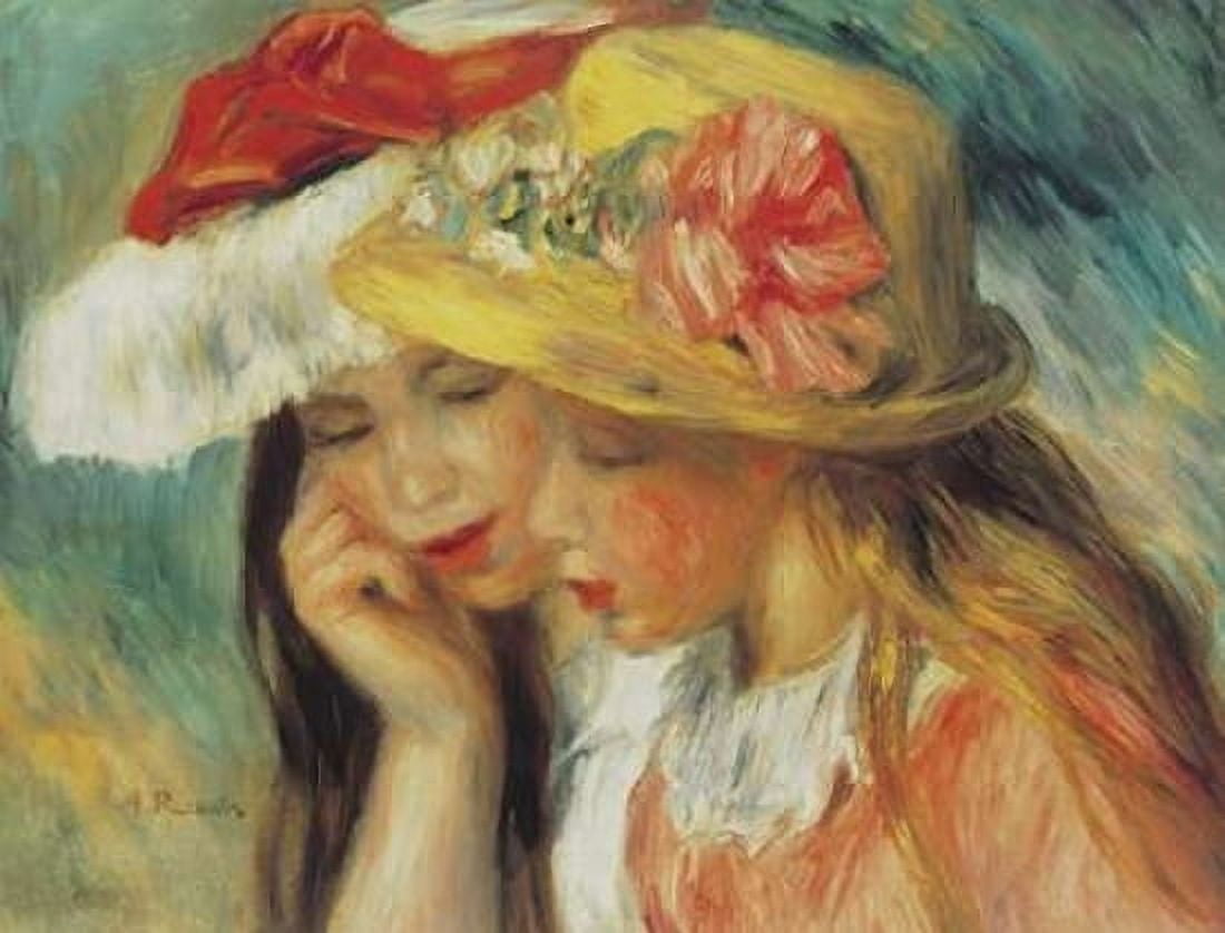 Les Deux Soeurs Canvas Art - Pierre-Auguste Renoir (22 x 28)