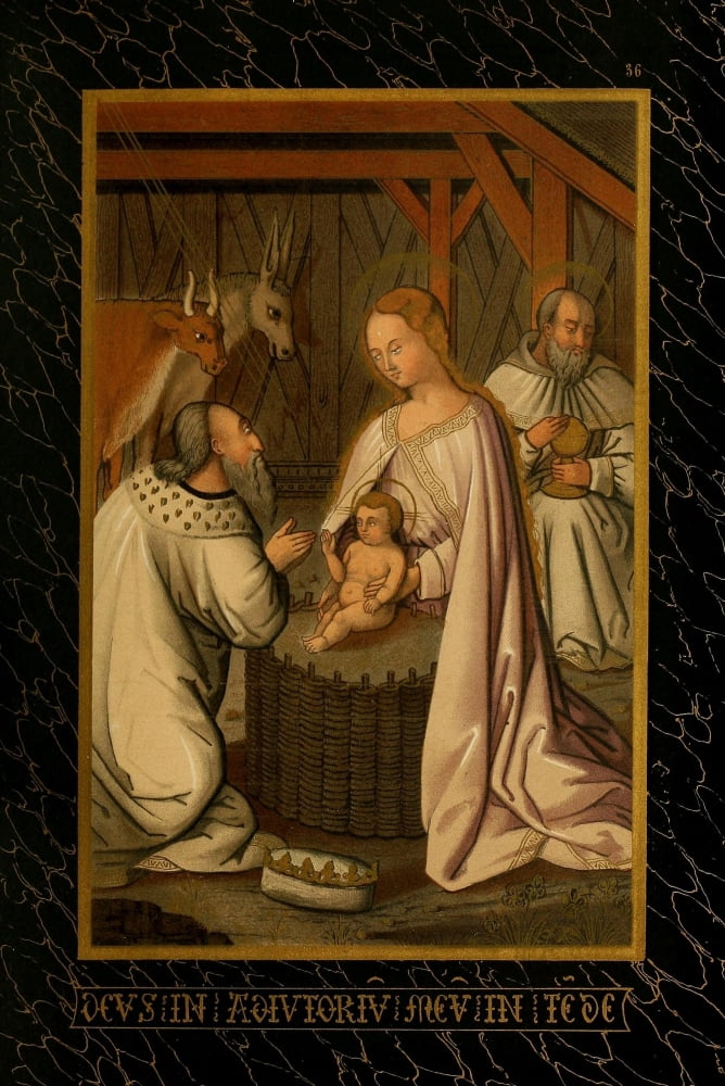 Les Evangiles des Dimanches et Fetes de lAnnee 1864 Nativity Canvas Art - Unknown (24 x 36)