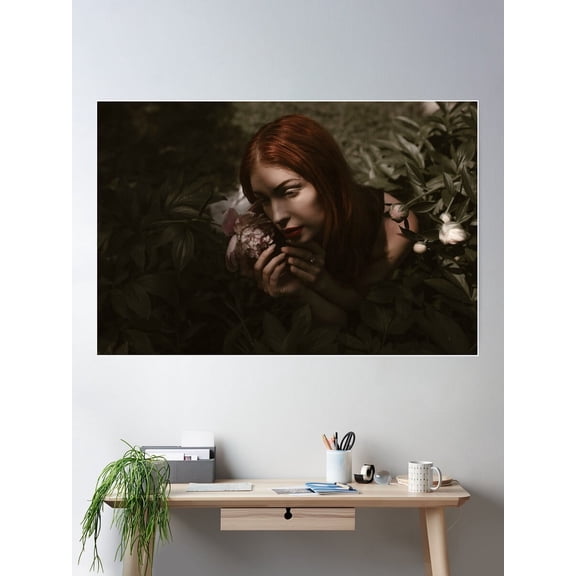 Les Fleur Poster Wall Art, Modern Wall Decor For Living Room Bedroom, 8x12 UNFRAMED