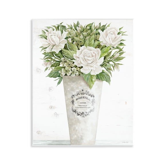 Stupell Industries Les Fleurs Des Roses Wall Plaque Art, design by Cindy Jacobs