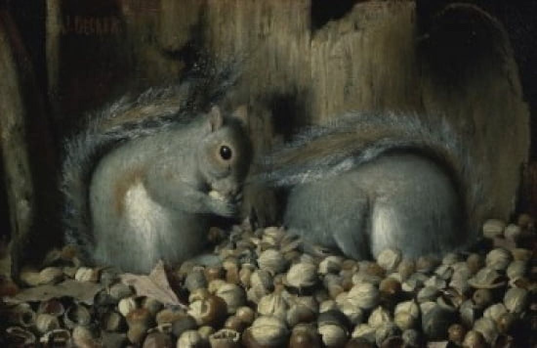 Les Gloutons 19th C Joseph Decker (1853-1924American) Canvas Art - Joseph Decker (24 x 36)
