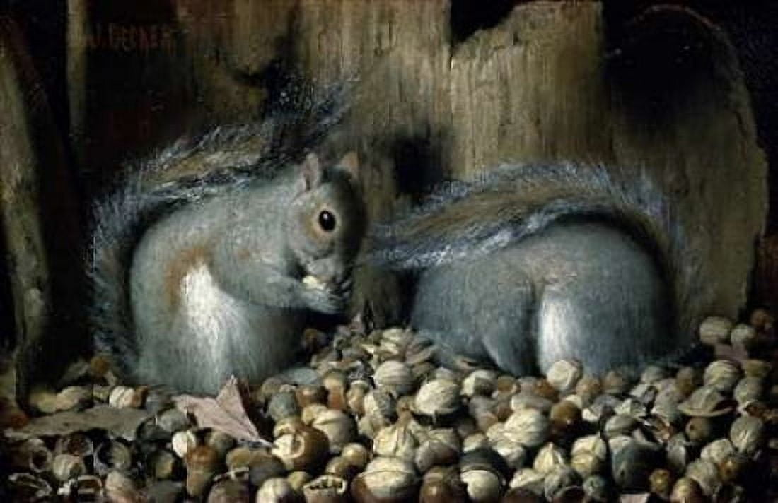 Les Gloutons Canvas Art - Joseph Decker (24 x 36)