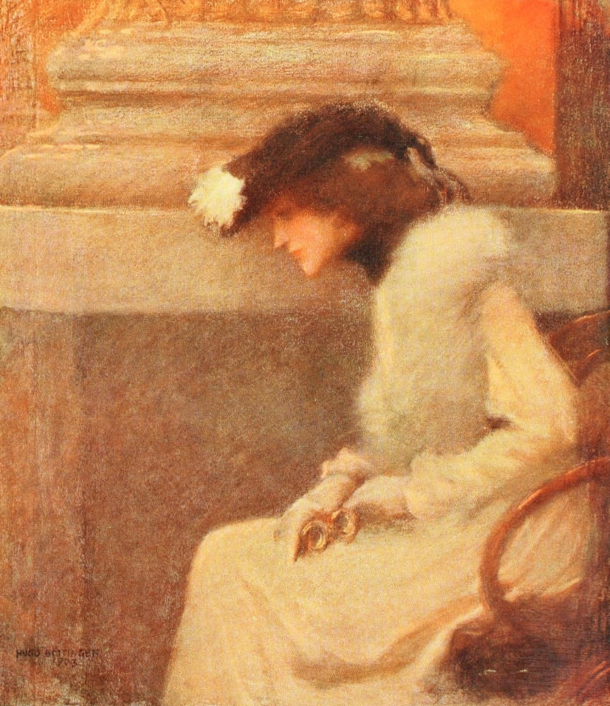 Les MaÔøΩtres Contemporaines 1904 Portrait Canvas Art - Hugo Boettinger (24 x 36)