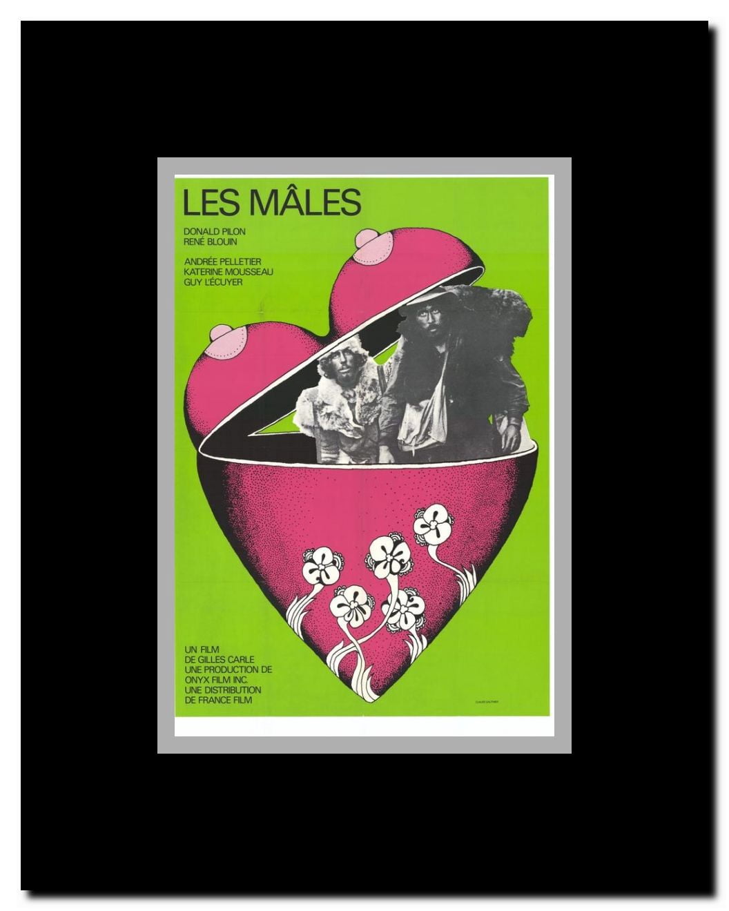 Les Males Framed Movie Poster