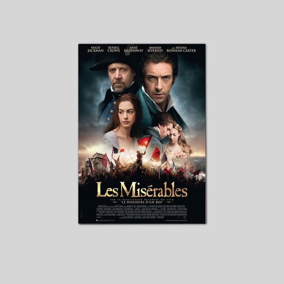 Les Misérables Adapted from the musical Tom Hooper poster size 24''x36'' Goldengate