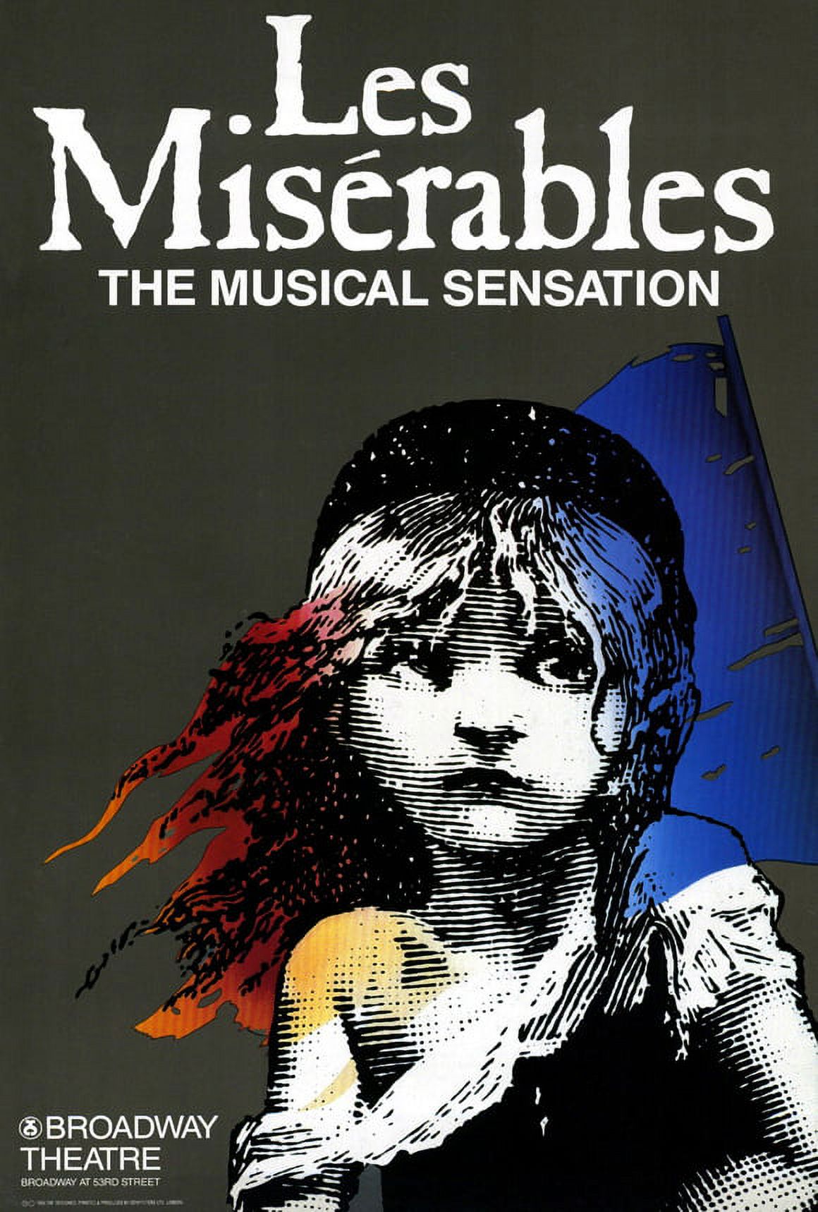 Les Miserables (1987) 11x17 Movie Poster - Walmart.com