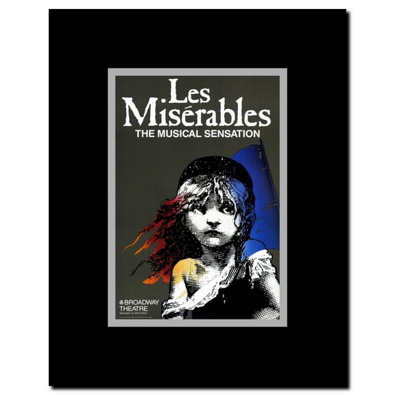 Les Miserables (Broadway) Framed Movie Poster