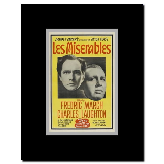 Les Miserables Framed Movie Poster