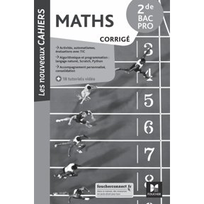 Les Nouveaux cahiers - MATHMATIQUES - 2de Bac Pro - d. 2021 - Corrig, (Paperback)