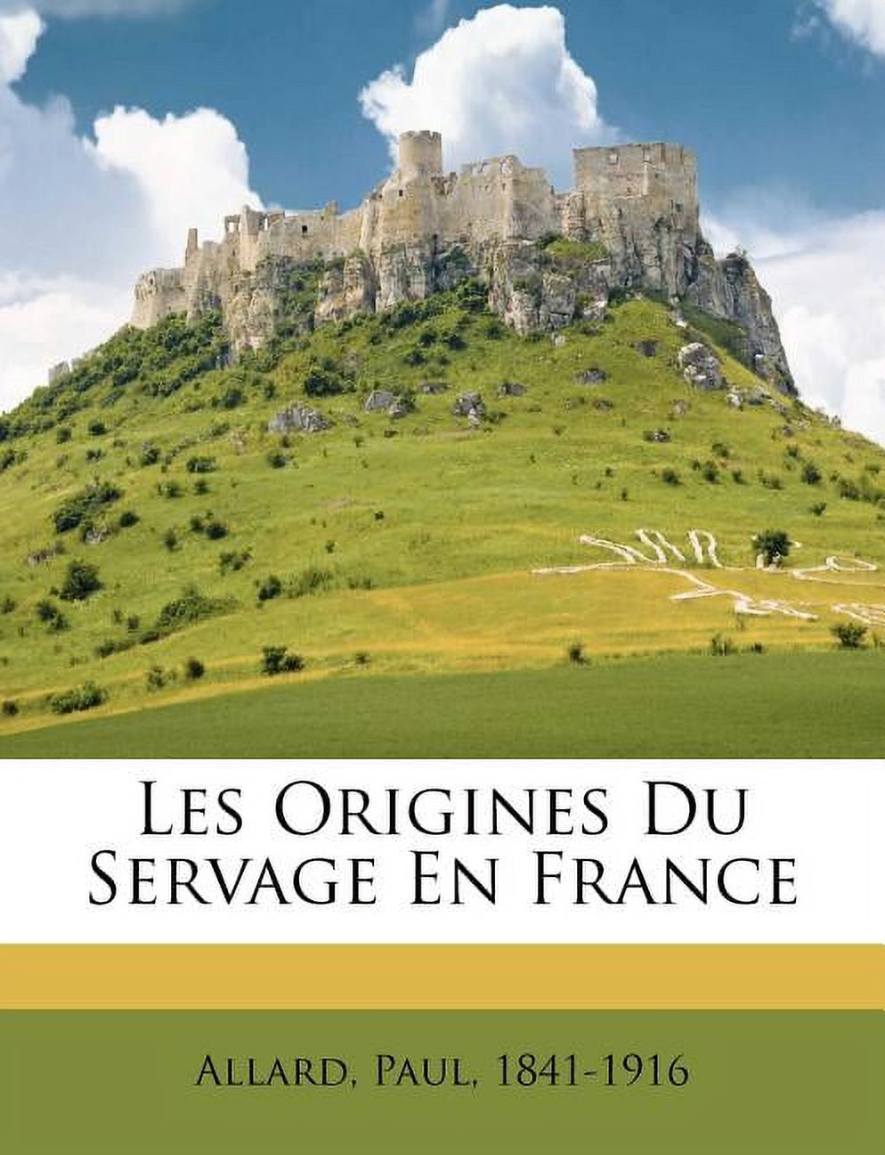 Les Origines Du Servage En France