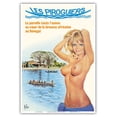 thumbnail image 1 of Les Piroguiers Restaurant - Senegal Africa - Heaven All Year Round - Vintage Travel Poster by Alain Gourdon Aslan - Master Art Print (Unframed) 13in x 19in, 1 of 4