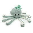 thumbnail interactive-video image 1 of Les Ptipotos Octopus Mom & Baby Plush Stuffed Animal Set & Eco-Friendly Toy in Mint Green, 1 of 6