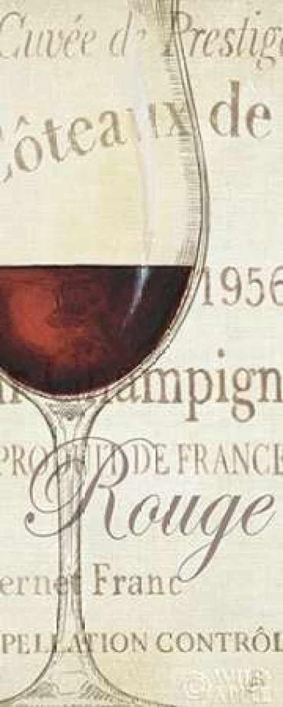 Les Rouge Canvas Art - Daphne Brissonnet (24 x 48)